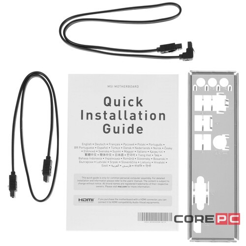 Материнская плата MSI PRO H410M-B