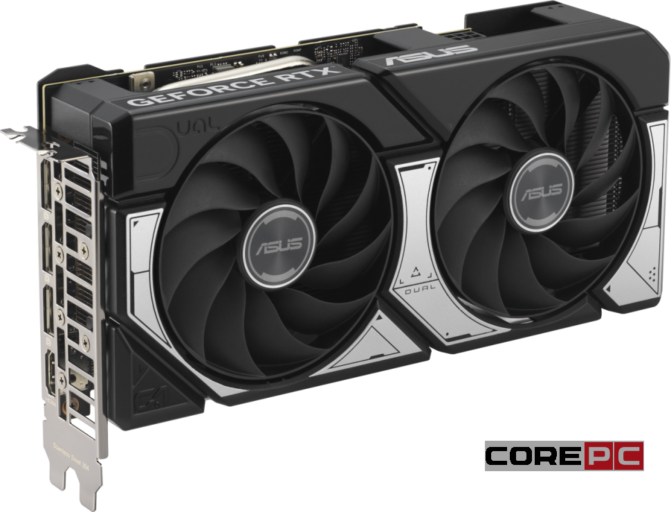 Видеокарта ASUS (DUAL-RTX5060TI-O16G) GeForce RTX 5060 Ti 16GB DUAL OC (90YV0MH0-M0NA00)