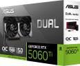 Видеокарта ASUS (DUAL-RTX5060TI-O16G) GeForce RTX 5060 Ti 16GB DUAL OC (90YV0MH0-M0NA00)