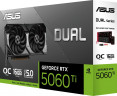 Видеокарта ASUS (DUAL-RTX5060TI-O16G) GeForce RTX 5060 Ti 16GB DUAL OC (90YV0MH0-M0NA00)
