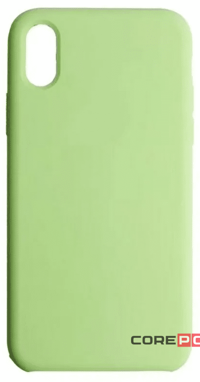 Чехол-накладка i-Phone X/XS Silicone icase №01 светло-болотная