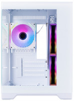 Компьютерный корпус 1STPLAYER MEGAVIEW MV5-TP ARGB White (MV5-TP-WH-2FC7R-W-1FC7-W)