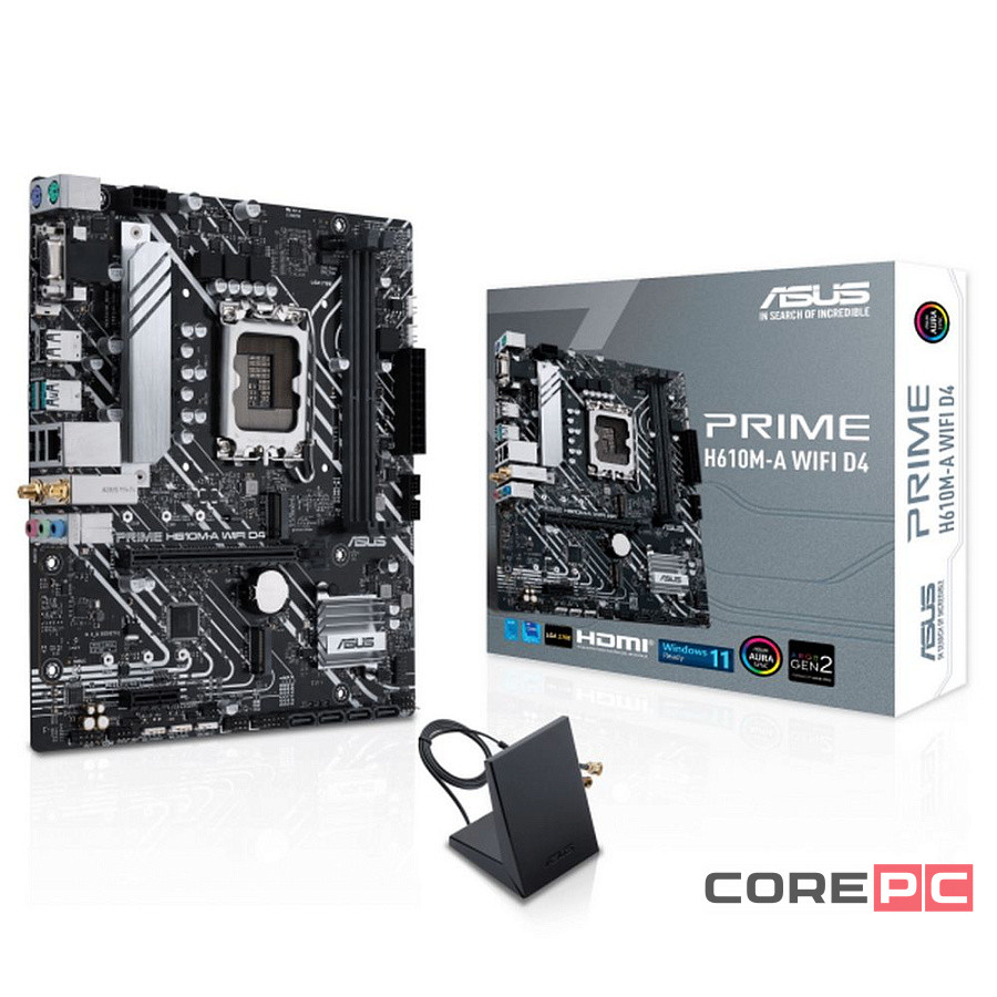 Материнская плата ASUS PRIME H610M-A WIFI D4 (90MB1C80-M0EAY0)
