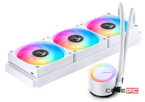 Система жидкостного охлаждения для процессора JONSBO TG-360 ARGB White PWM
