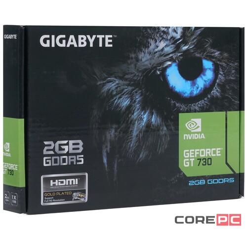 Видеокарта Gigabyte (GV-N730D5-2GL) GeForce GT 730 LP 2GB