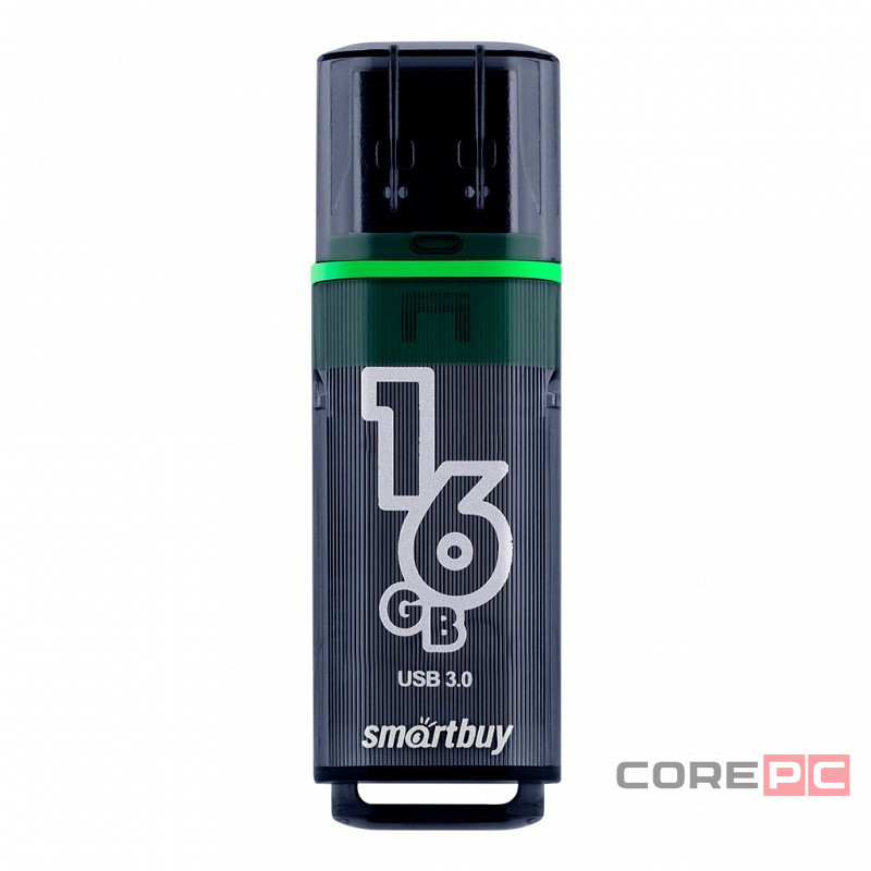 3.0 USB флеш накопитель Smartbuy 16GB Glossy Dark Grey (SB16GBGS-DG)