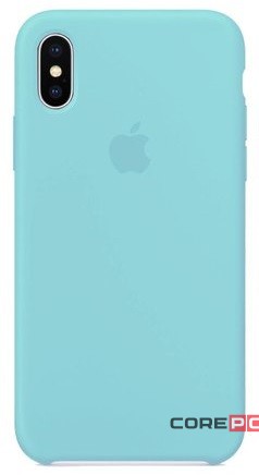 Чехол-накладка Silicone Case Series для Apple iPhone XS Max (ментоловый)