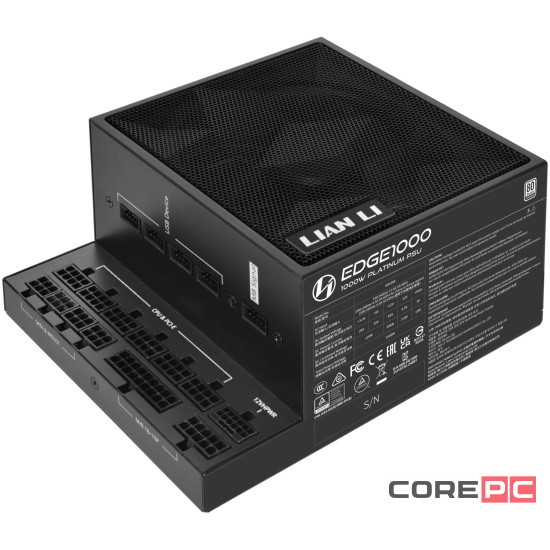 Блок питания Lian Li 1000W EG1000 Black (G9P.EG1000.BE00.RU) 16 Pin (PCIe 5.1 Connector Cable Details)