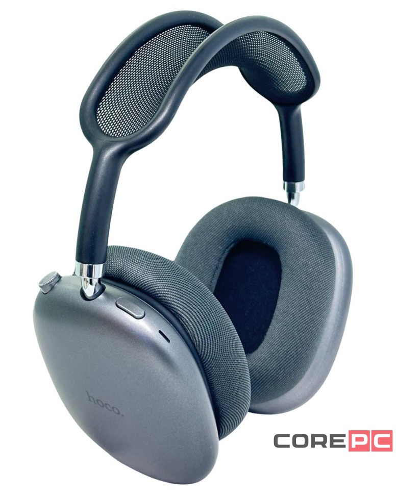 Стереонаушники Bluetooth полноразмерные Hoco W55 Plus ANC BT5.4/ANC/65ч серые