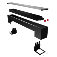 Конвектор напольный Royal Thermo STEP-130/130/1400-2-N-WT-LG-NA