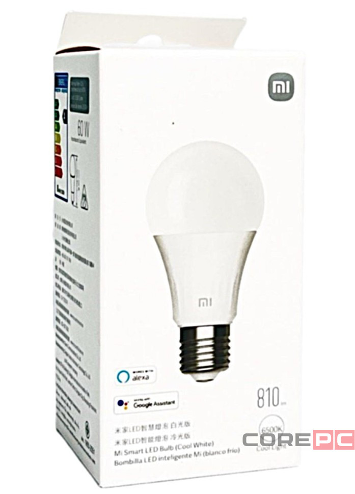 Лампа Xiaomi Mi Smart LED Bulb Cool White E27 7.5W/810lm (XMBGDP03YLK)