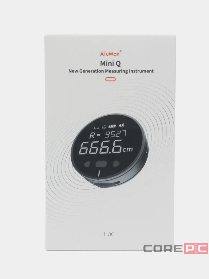 Умная рулетка Xiaomi Duka Small Q Ruler чёрная