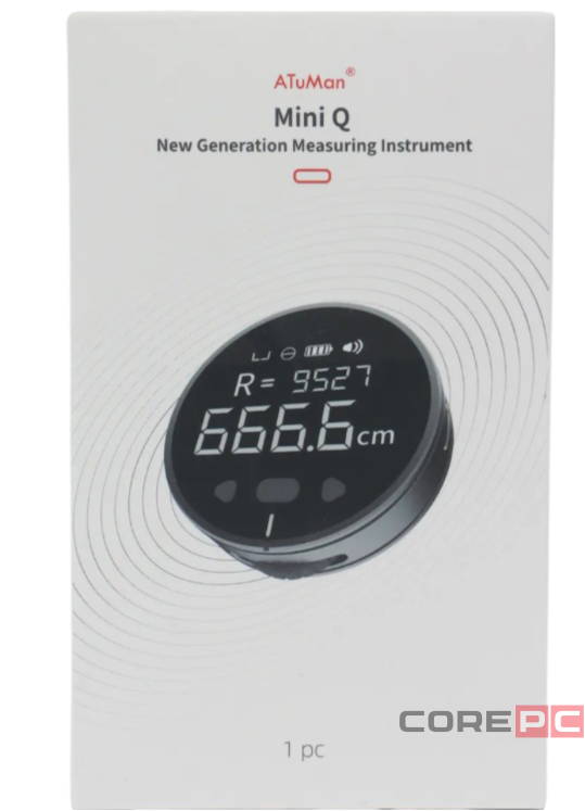 Умная рулетка Xiaomi Duka Small Q Ruler чёрная