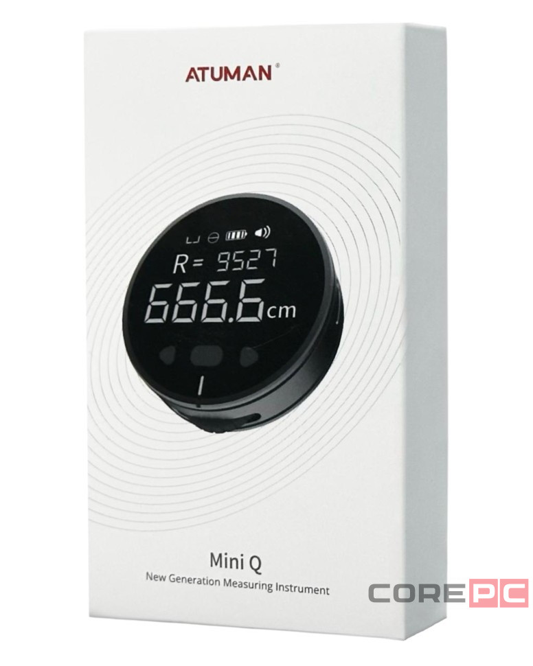 Умная рулетка Xiaomi Duka Small Q Ruler чёрная