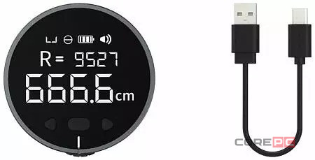 Умная рулетка Xiaomi Duka Small Q Ruler чёрная