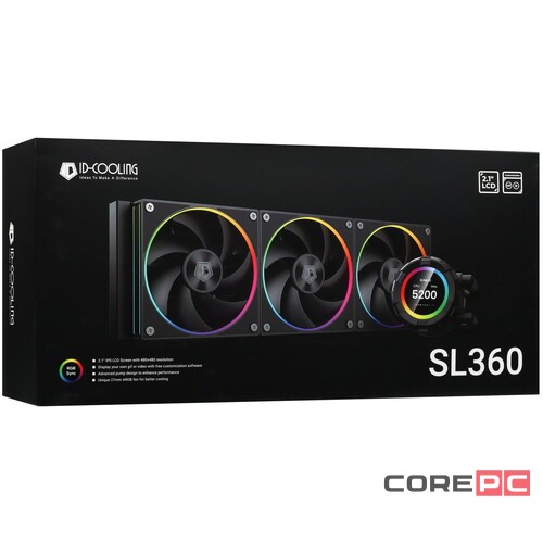 Система жидкостного охлаждения для процессора ID-COOLING SL360 Black