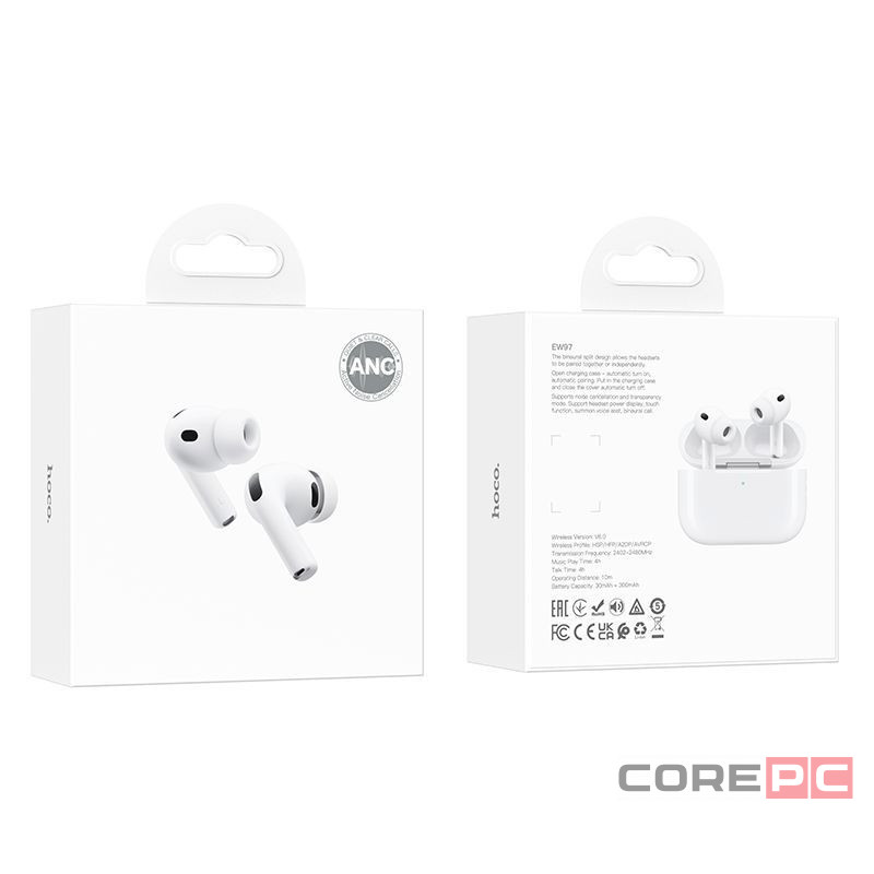 Беспроводные наушники TWS Hoco EW97 BT6.0/ANC белые