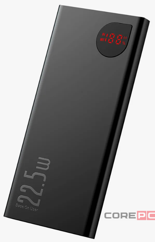 Powerbank Baseus Adaman 10000mAh 2USB/USB-C 3A 22.5W PPAD070001 черный