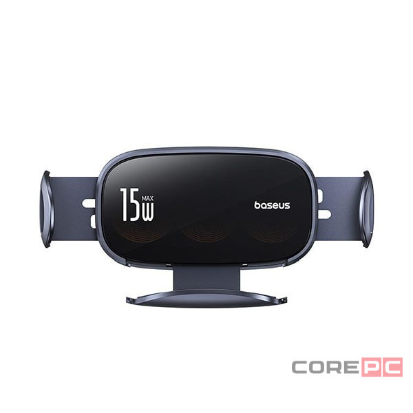 Держатель c беспроводной зарядкой Baseus LightChaser Triple-Coil Wireless C40355901111-00 черный