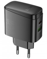 Сетевое зар. устр. Hoco CS63A 1USB/1C 65W черное