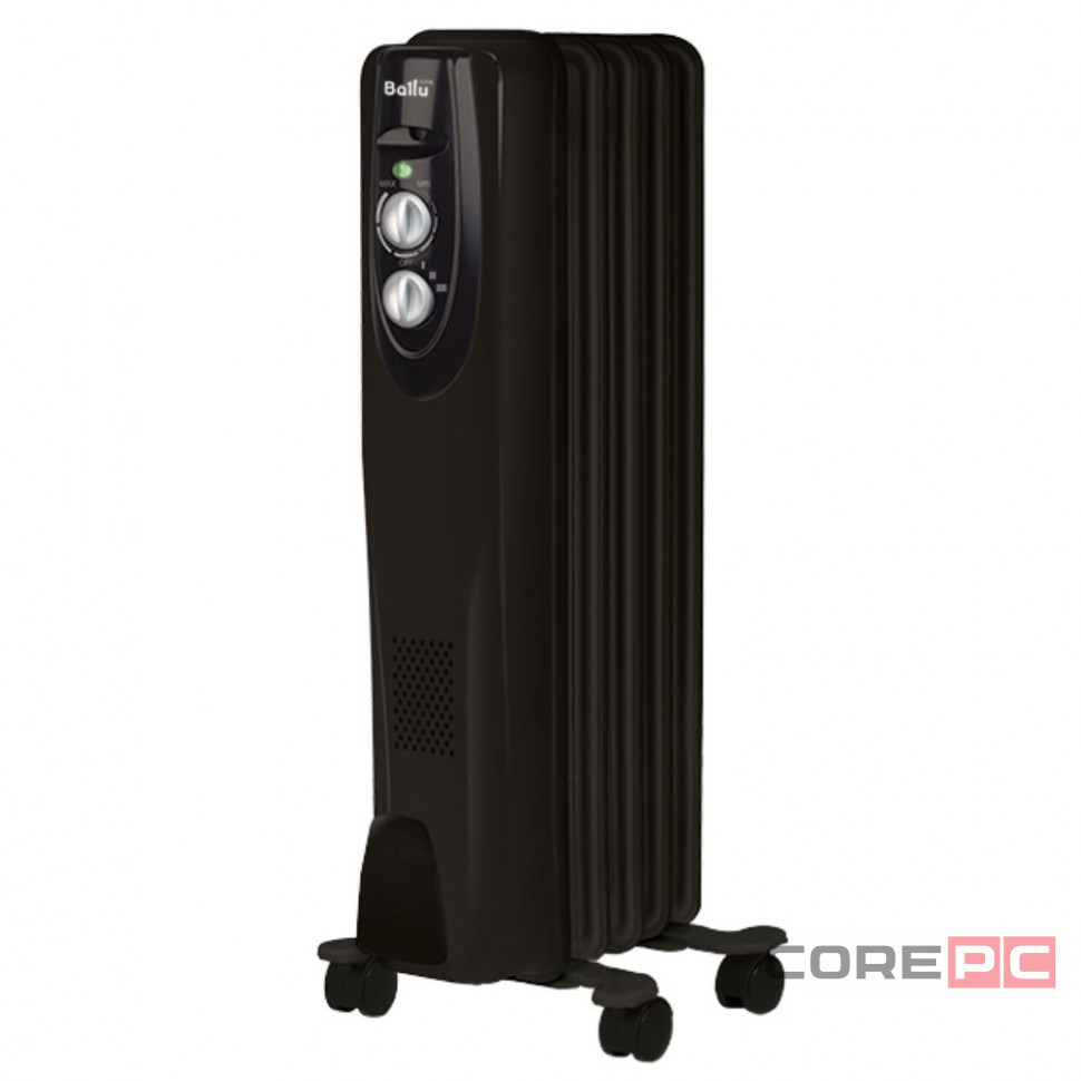 Масляный радиатор Ballu Classic black BOH/CL-05BRN 1000 (5 секций)