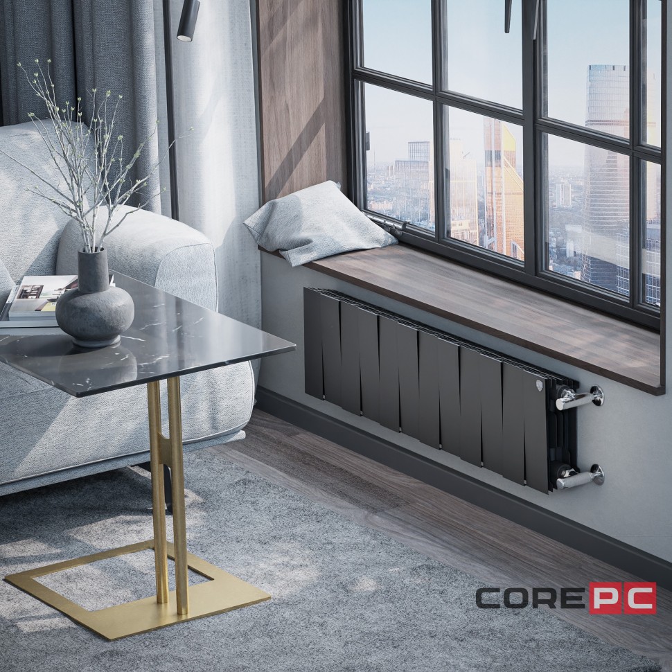 Радиатор Royal Thermo PianoForte 200 /Noir Sable - 12 секц.