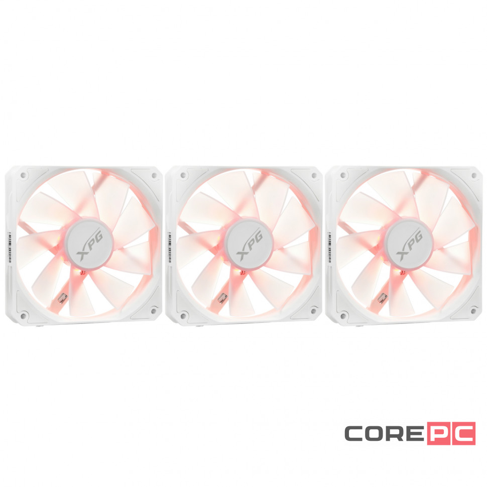 Комплект вентиляторов для корпуса ADATA XPG VENTOR120ARGBPWM3C-WHCWW