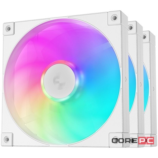 Комплект вентиляторов для корпуса Deepcool FD14 ARGB WH-3 IN 1 ARGB White