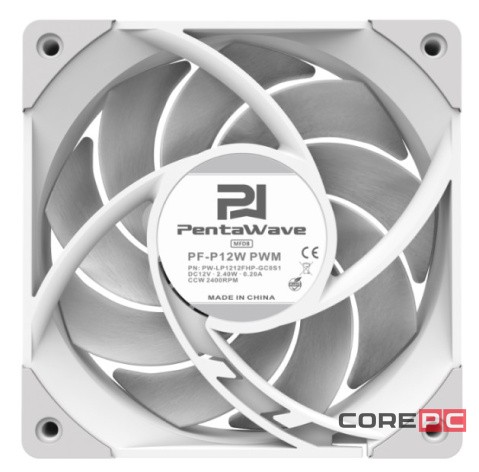 Вентилятор для корпуса PentaWave White PF-P12W PWM