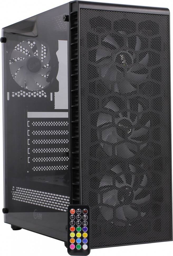 Компьютерный корпус Powercase MISTRAL Z4C MESH RGB CMIZ4C-A4