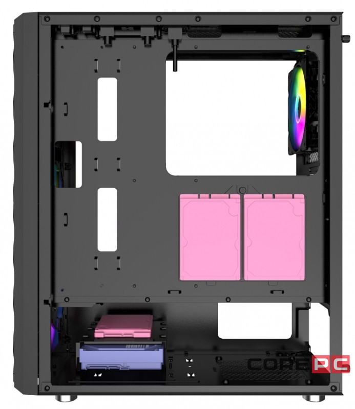 Компьютерный корпус Powercase MISTRAL Z4C MESH RGB CMIZ4C-A4