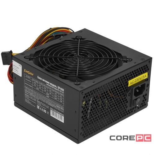 Блок питания ExeGate 400W XP400 Black (EX219459RUS)