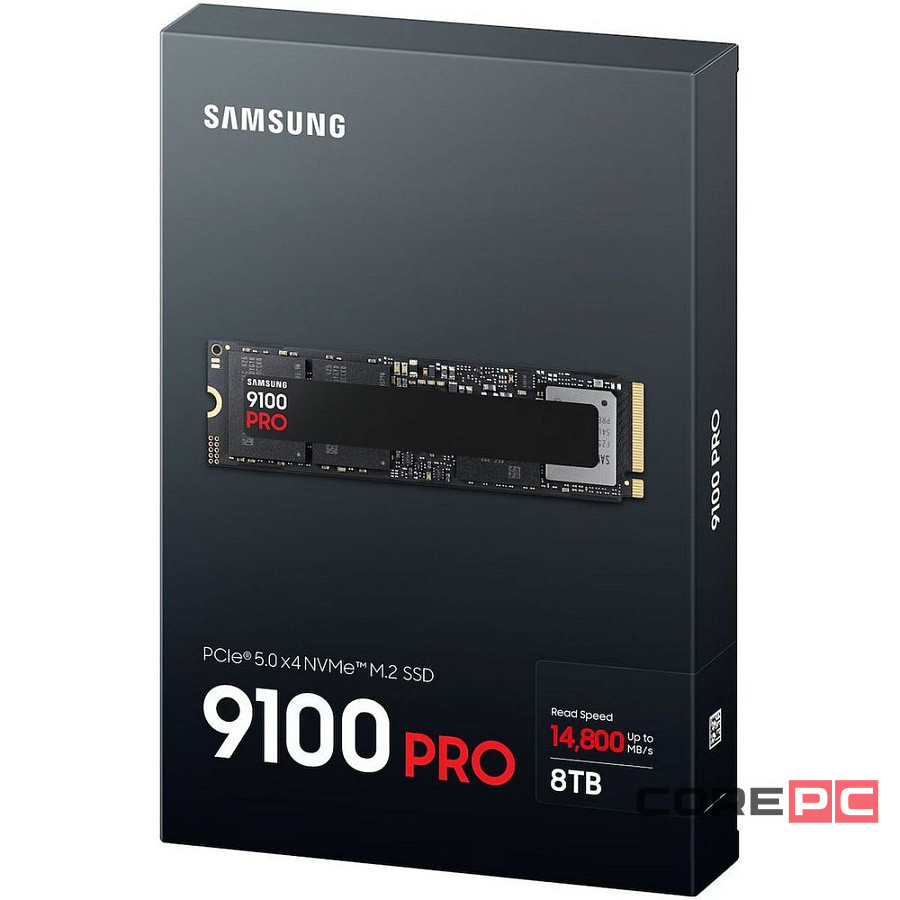 Твердотельный накопитель Samsung 8000 Gb 9100 PRO Black (MZ-VAP8T0BW)