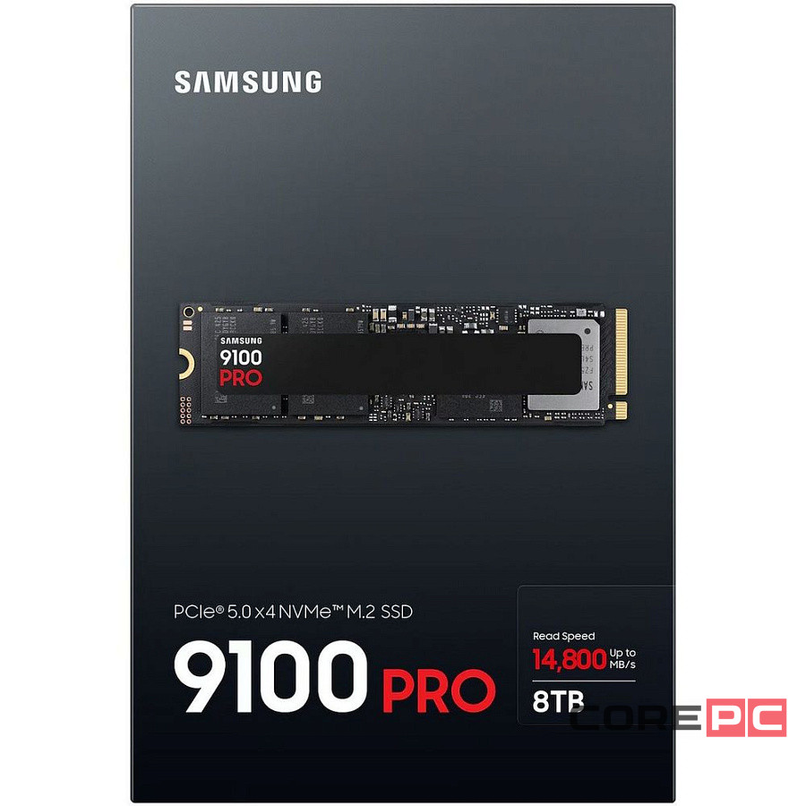 Твердотельный накопитель Samsung 8000 Gb 9100 PRO Black (MZ-VAP8T0BW)