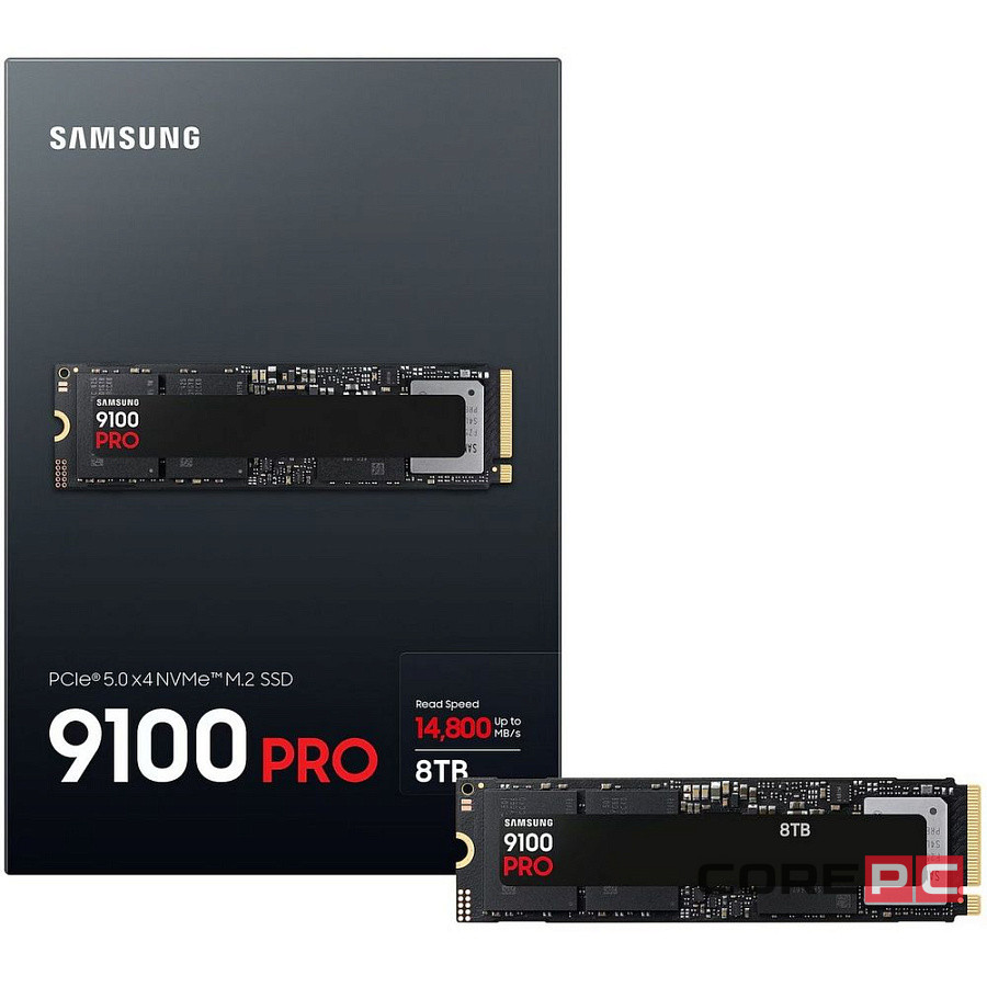 Твердотельный накопитель Samsung 8000 Gb 9100 PRO Black (MZ-VAP8T0BW)