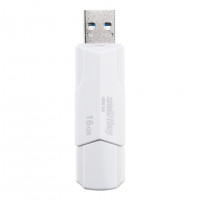 3.1 USB флеш накопитель Smartbuy 16GB Clue (SB16GBCLU-W3) белый