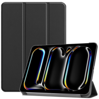 Чехол-книжка Mosbros для Apple iPad Pro 13 (2024) (полиуретан с подставкой/отсек для стилуса) (черный)