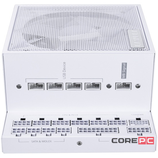 Блок питания Lian Li 1000W EG1000 White (G9P.EG1000.WE00.RU) 16 Pin (PCIe 5.1 Connector Cable Details)