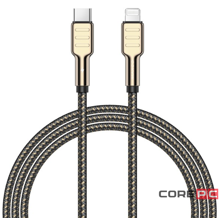 Usb Кабель-зарядка Type-C на Lighting Maxco MTC-P02CL 1.5м 20W золотой