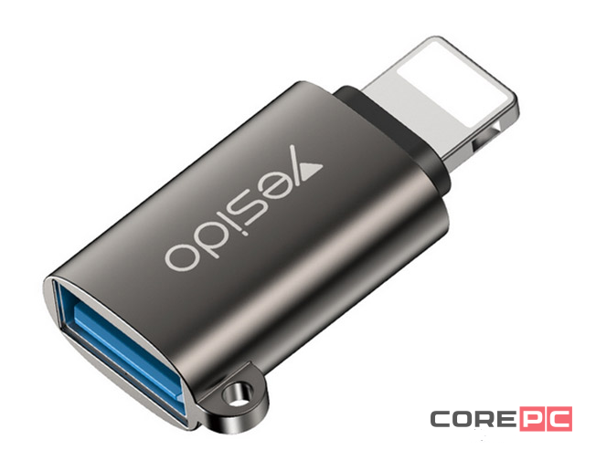 OTG Lightning на USB3.0 Yesido GS14 черный