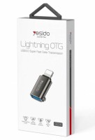 OTG Lightning на USB3.0 Yesido GS14 черный