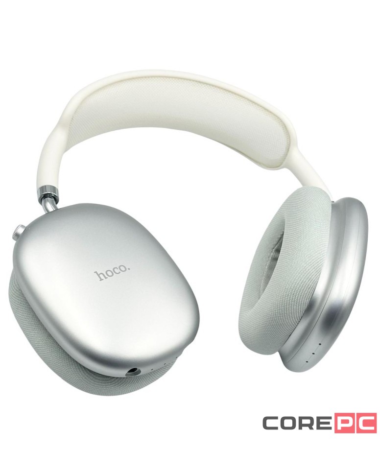 Стереонаушники Bluetooth полноразмерные Hoco W55 Plus ANC BT5.4/ANC/65ч серебристые