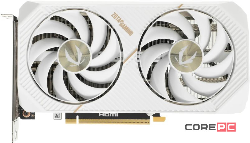 Видеокарта ZOTAC (ZT-B50620Q-10M) GeForce RTX 5060 Ti 16GB TWIN EDGE OC WHITE ED