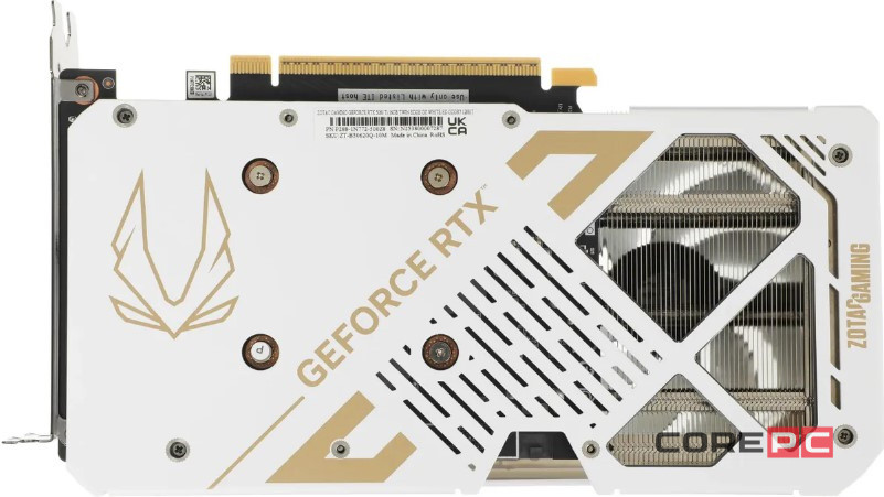 Видеокарта ZOTAC (ZT-B50620Q-10M) GeForce RTX 5060 Ti 16GB TWIN EDGE OC WHITE ED