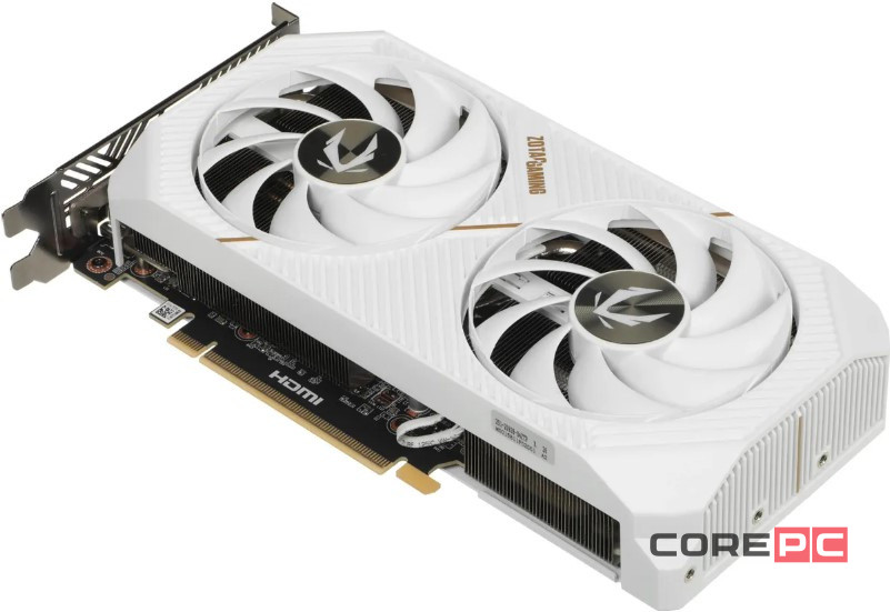 Видеокарта ZOTAC (ZT-B50620Q-10M) GeForce RTX 5060 Ti 16GB TWIN EDGE OC WHITE ED