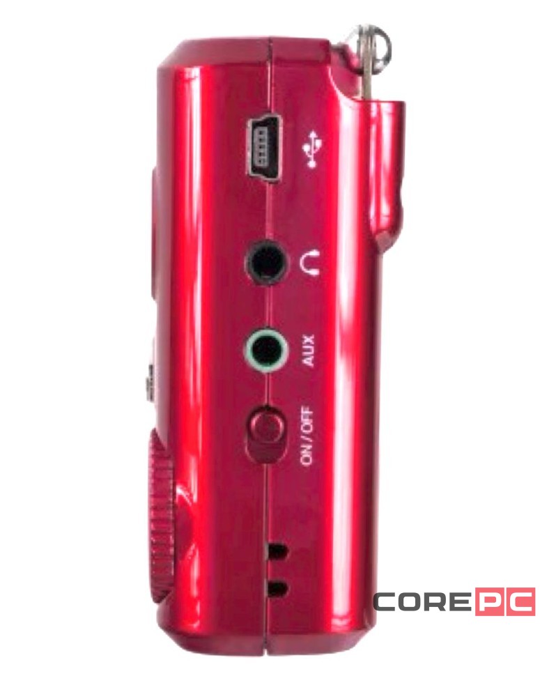 Perfeo мини-аудио Sound Ranger, УКВ+FM, MP3 (USB/microSD), AUX, BL-5C 1000mAh, красный (PF-SV922RED)