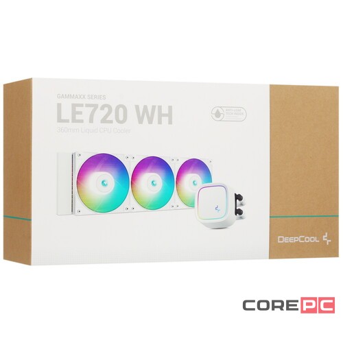 Система жидкостного охлаждения для процессора Deepcool LE720 White ARGB R-LE720-WHAMMN-G-1