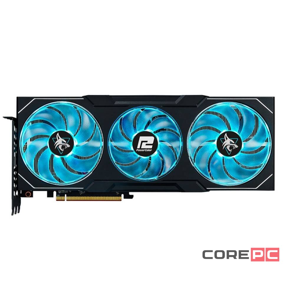 Видеокарта PowerColor (RX7900XT 20G-L/OC) Radeon RX 7900 XT 20GB Hellhound
