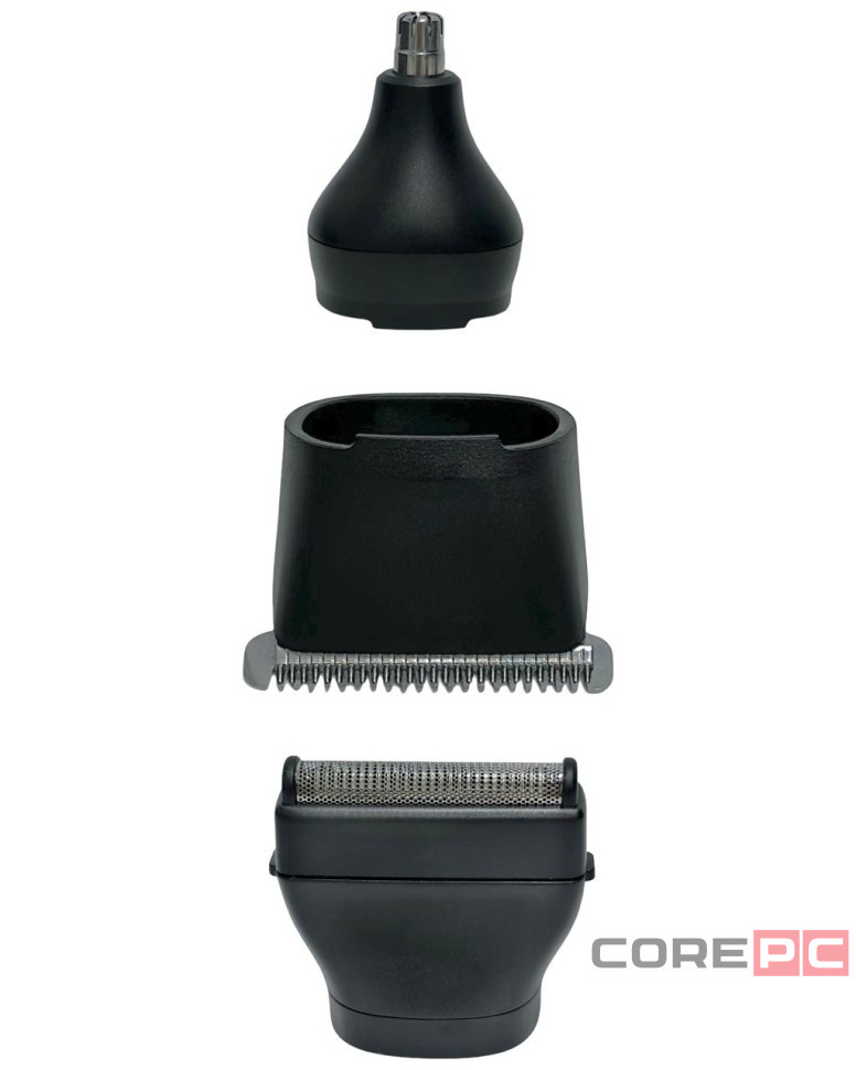 Электрический триммер для волос,бороды,носа,бровей и ушей KIT LIFE (KTLFQ01) черный