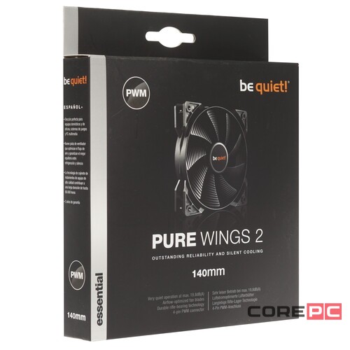 Корпусной вентилятор Be Quiet! PURE WINGS 2 140mm BL040